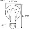 Paulmann 289. 86 Filament 230V LED Globe 780lm 7W 2700K dimmbar Gold Bild 2
