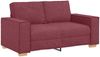 vidaXL 2-Sitzer Sofa Weinrot 120 cm Stoff 4104973 Bild 2