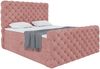 MEBLINI Boxspringbett DUKE 180x200 cm mit Bettkasten - H4/Rosa Samt Polsterbett - Doppelbett mit Topper & Taschenfederkern-Matratze Bild 2