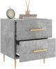 vidaXL Nachttische 2 Stk. Betongrau 40x35x47,5 cm Holzwerkstoff 827285 Bild 4