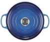 Le Creuset Signature Gusseisen-Bräter mit Deckel, Für alle Herdarten und Induktion geeignet, Rund, Azure, 20,0 cm, 2.4 Bild 4