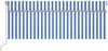 vidaXL Markise Manuell Einziehbar mit Rollo LED 4x3m Blau und Weiß 3069421 Bild 3