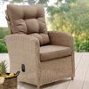 Destiny Gartenlounge-Set MERANO, (11-tlg, 1x 2er Sofa, 2x Sessel, 1x Tisch, inkl. Auflagen), Aluminium, Polyrattan Bild 3