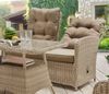 Destiny Gartenlounge-Set MERANO, (11-tlg, 1x 2er Sofa, 2x Sessel, 1x Tisch, inkl. Auflagen), Aluminium, Polyrattan Bild 2
