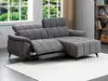 Vente-unique - CELTIMO Sofa StoffStoff Grau - B 169 cm x H 79 cm x L 230 cm Bild 3