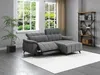 Vente-unique - CELTIMO Sofa StoffStoff Grau - B 169 cm x H 79 cm x L 230 cm Bild 2