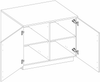 Kommode Stilo 100cm Landhaus Weiß Eiche Artisan Bild 5
