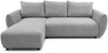 Selsey 'Zordo' - L-Form Eckschlafsofa mit zwei Bettkästen, grauer Chenille links Bild 5