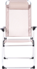 Gartenstuhl 2er Set ASINE klappbar Metall Beige Bild 4