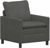 vidaXL Sofa Set 2 pcs Dunkelgrau Stoff 3417084 Bild 3