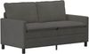 vidaXL Sofa Set 2 pcs Dunkelgrau Stoff 3417084 Bild 4