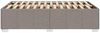 vidaXL Bettgestell ohne Matratze Taupe 120x200 cm Stoff 3284829 Bild 5