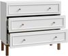 Forte PENKRIDGE Elegante Kommode 100, Kommode mit 3 Schubladen, Modernes Sideboard, Secret Grey / Schlammeiche Holzdekor, 100,2 cm breit x 85,4 cm hoch x 41,7 cm tief Bild 5