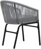 vidaXL Gartenstühle 2 Stk. Anthrazit PE-Rattan 48137 Bild 5