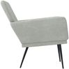 vidaXL Sessel Hellgrau 62x79x79 cm Samt 351372 Bild 4