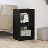 vidaXL Bücherregal Schwarz Eichen-Optik 40 x 30 x 71,5 cm 862718 Bild 4