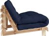 KARUP DESIGN ROOTS Futonsofa Gestell Unbehandelt Matratze Dunkelblau Bild 4