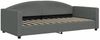 vidaXL Tagesbett Ausziehbar mit Schubladen Dunkelgrau 90x190 cm Stoff 3197253 Bild 4