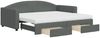 vidaXL Tagesbett Ausziehbar mit Schubladen Dunkelgrau 90x190 cm Stoff 3197253 Bild 2
