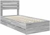 vidaXL Bettrahmen Graues Sonoma 75 x 190 cm Ingenieurs Holz 3411543 Bild 4
