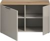 Home affaire Sitzbank EDIL, Breite 80cm, 2 Türen, 4 Fächer (1-St, moderne Farbkombination, Platz für ca. 6 Paar Schuhe), Garderobenbank, Bank, Flurbank, Schuhbank, Dielenbank Bild 4