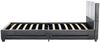 HOME DELUXE LED Bett ASTEROID - 90 x 200 cm Dunkelgrau Bild 4
