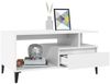 vidaXL Couchtisch Weiß 90 x 49 x 45 cm Holzwerkstoff [819620] Bild 4