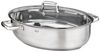 RÖSLE Edelstahlbräter oval mit Glasdeckel induktionsgeeignet 41x32cm 130456 Bild 5