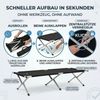 Goods+Gadgets Feldbett Faltbares Army-Bett (Campingbett, Klappbett) Gästebett aus Aluminium Bild 2