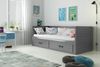 BMS Jugendbett Hermes Graphit mit Bettkasten und 2 Matratzen Bild 2