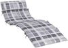 vidaXL Sonnen-Lounger Kissen Grau 180 x 60 x 4 cm Oxford-Stoff 361866 Bild 3