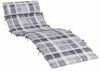 vidaXL Sonnen-Lounger Kissen Grau 180 x 60 x 4 cm Oxford-Stoff 361866 Bild 2