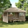vidaXL Party-Zelt Taupe 279 x 410 x 315 cm Oxford-Stoff 42023590 Bild 1