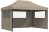 vidaXL Party-Zelt Taupe 279 x 410 x 315 cm Oxford-Stoff 42023590 Bild 2