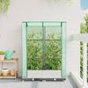 vidaXL Hochbeet mit Gewächshaus-Aufsatz Rattan-Optik 80x40x123 cm 4015838 Bild 3