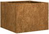 vidaXL Pflanzkübel Rostig 40x40x30 cm Wetterfester Stahl 860800 Bild 2