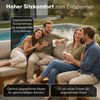 STEELSØN 'Mizaru' Premium Gartenlounge, Gartenmöbel Set, Akazienholz, wetterfest und UV-beständig, Outdoor Ecksofa mit 4 Sitzen Bild 5