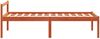 vidaXL Seniorenbett Wachsbraun 90x200 cm Massivholz Kiefer 844155 Bild 5
