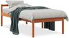 vidaXL Seniorenbett Wachsbraun 90x200 cm Massivholz Kiefer 844155 Bild 2