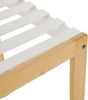 axentia Beistellregal, 3 Böden, Bambus und MDF, holzfarben/weiß Bild 4