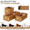 BooGardi Pflanzkübel Balkonkasten Blumenkasten mit Kunststoffeinsatz (Pflanzkasten · Weiß 44x20x14cm · 4 Farben · 3 Größen), Pflanzgefäß für Fensterbank · Balkon · Garten · Terrasse Bild 2