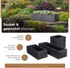 BooGardi Pflanzkübel Balkonkasten Blumenkasten mit Kunststoffeinsatz (Pflanzkasten · Weiß 44x20x14cm · 4 Farben · 3 Größen), Pflanzgefäß für Fensterbank · Balkon · Garten · Terrasse Bild 4