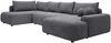 Vente-unique - DAVISO Sofa Stoff Grau - B 204 cm x H 87 cm x L 360 cm Bild 3