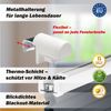 DomDeco Wabenplissee Thermo Plissee ohne Bohren - Hitzeschutz, Verdunkelung, verspannt, abdunkelnd, Klemmfix, stufenlos, kälteschutz, modernes Fensterplissee Bild 4