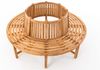 CLP Baumbank Novum rund,teak 200 cm Bild 3