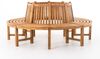 CLP Baumbank Novum rund,teak 200 cm Bild 2