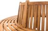 CLP Baumbank Novum rund,teak 200 cm Bild 5