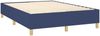 vidaXL Boxspringbett mit Matratze & LED Blau 140x190 cm Stoff 3138955 Bild 5