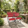 VCM Gartenstuhl Sumila 920264 Rot H. 79 x B. 45 x T. 46 cm Bild 4