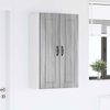 vidaXL Wandschrank PORTO Graues Sonoma 60 x 31 x 100 cm Holzwerkstoff 885491 Bild 4